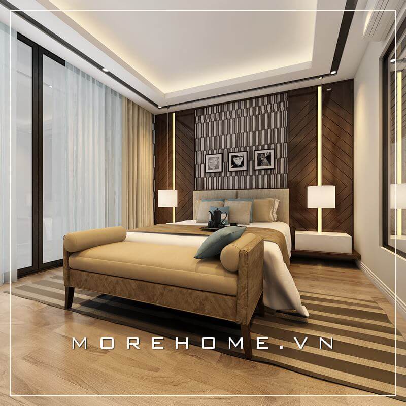 Những ý tưởng thiết kế nội thất phòng ngủ biệt thự đẹp đến mê mẩn